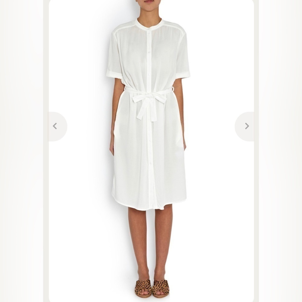 RODEBJER Marta White Shite Dress Small